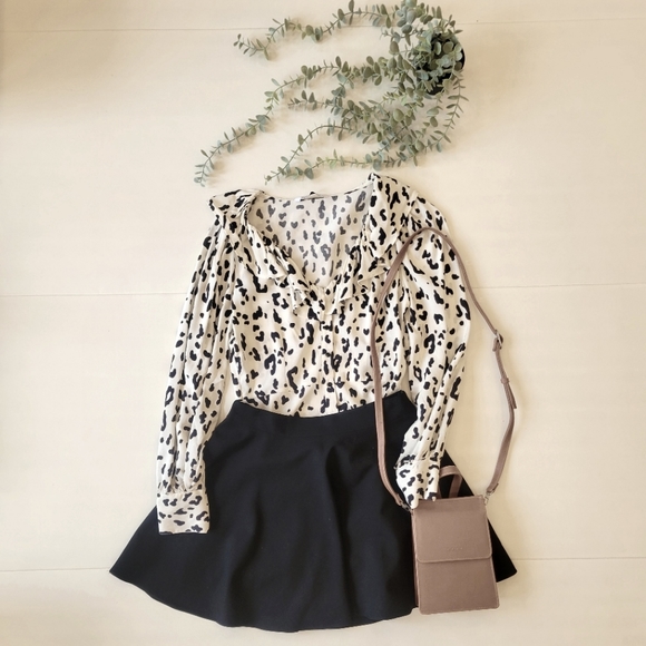 ZARA animal print top XS - Picture 1 of 11